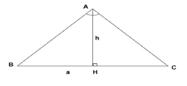 Tính chất của đường cao trong tam giác cân